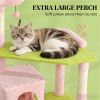 Cat tree, large cat tower, cat climbing frame, pink