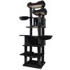 68in Multi-Level Cat Tree Tower with Hammocks, Cat Condo, Hanging Basket, Removable Cushions & Sisal Scratching Posts, Plush Cat Activity Center for I