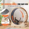 Wooden Cat Exercise Wheel, 43.3" Large Cat Treadmill Wheel for Indoor Cats